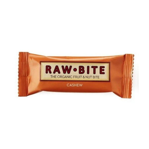 Baton nutritiv cu caju (fara gluten si lactoza) BIO - 50 g imagine produs 2021 Raw Bite